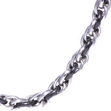 Men's Two-Tone Multiple Link Chain Necklace