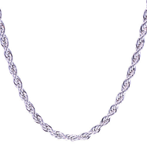 Men's Stainless Steel Rope Chain Necklace