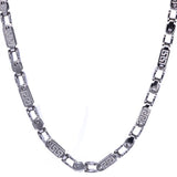 Men's Greek Design Stainless Steel Chain
