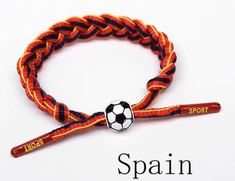 FIFA Soccer Football World Cup Barcelona Neymar Shoelace Bracelet