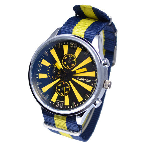Nylon Chronograph Style Watch for Men