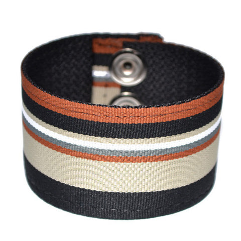 Barstow Pattern Striped Souldier Guitar Strap Bracelet for Men