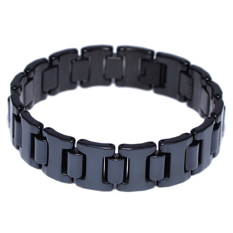 Black Tungsten Carbide Men's Bracelet