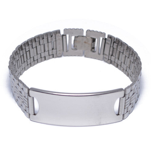 Stainless Steel ID Bracelet for Men