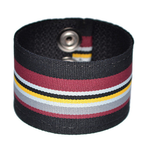 Souldier Providence Striped Guitar Strap Cuff Bracelet
