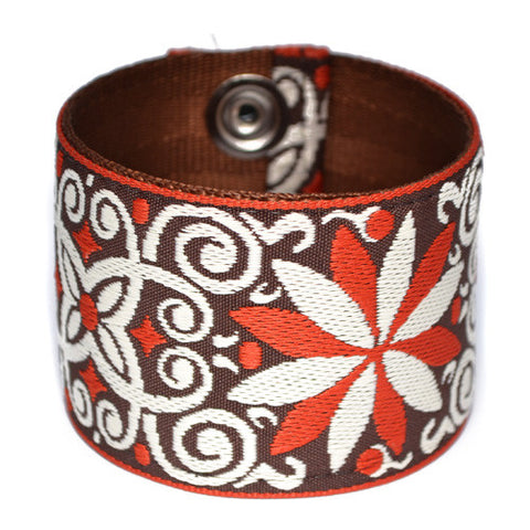 Souldier Cinnamon Dresden Star Pattern Cuff Bracelet