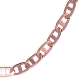 4mm Rose Gold Plated Marina Chain Necklace For Men
