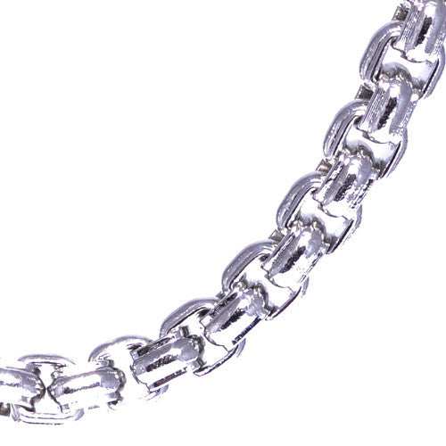 Men's Squared Silver Chain