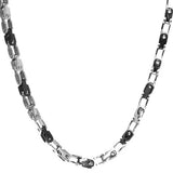 Men's Two-Tone Stainless Steel Link Necklace