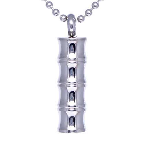 Men's Stainless Steel Bamboo Pendant